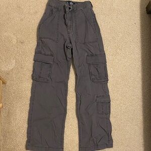 Hollister Women's Gray Cargo Pants
